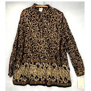 Vintage PLUS Preferred Womens Shirt Jacket Vintage Plus Size